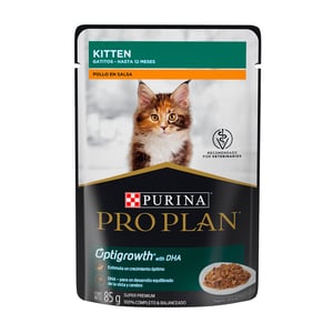 Sobre de Alimento Húmedo Pro Plan Kitten Caja 24 pzas